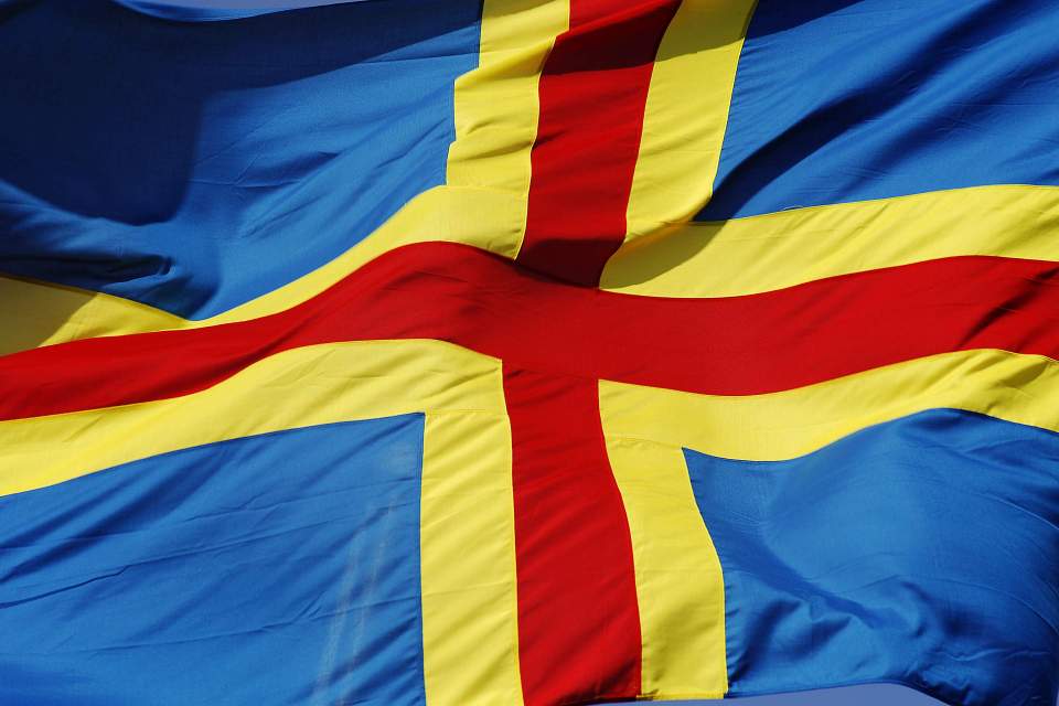 Ålands flagga