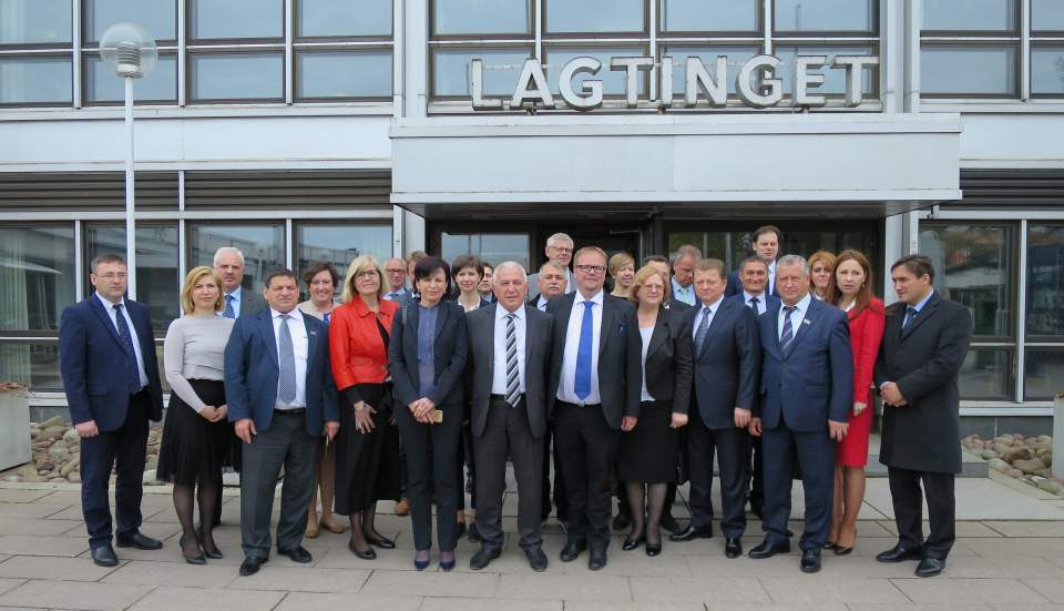 Besöksgrupp med parlamentariker från Moldavien och Gagauzien