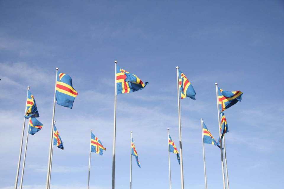Ålands flagga