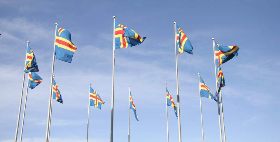 ålands flaggor