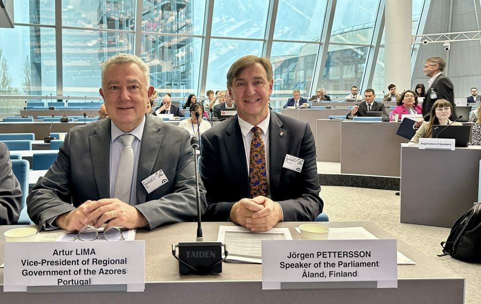 Vicepresident Artur Lima och talman Jörgen Pettersson Vicepresident Artur Lima och talman Jörgen Pettersson
