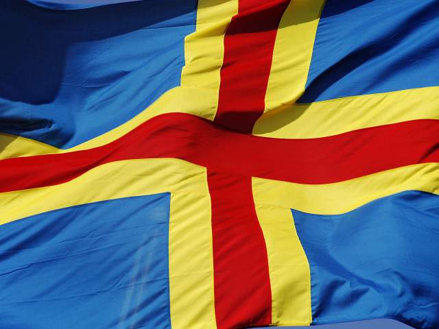 Ålands flagga