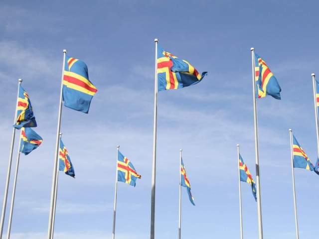 ålands flaggor